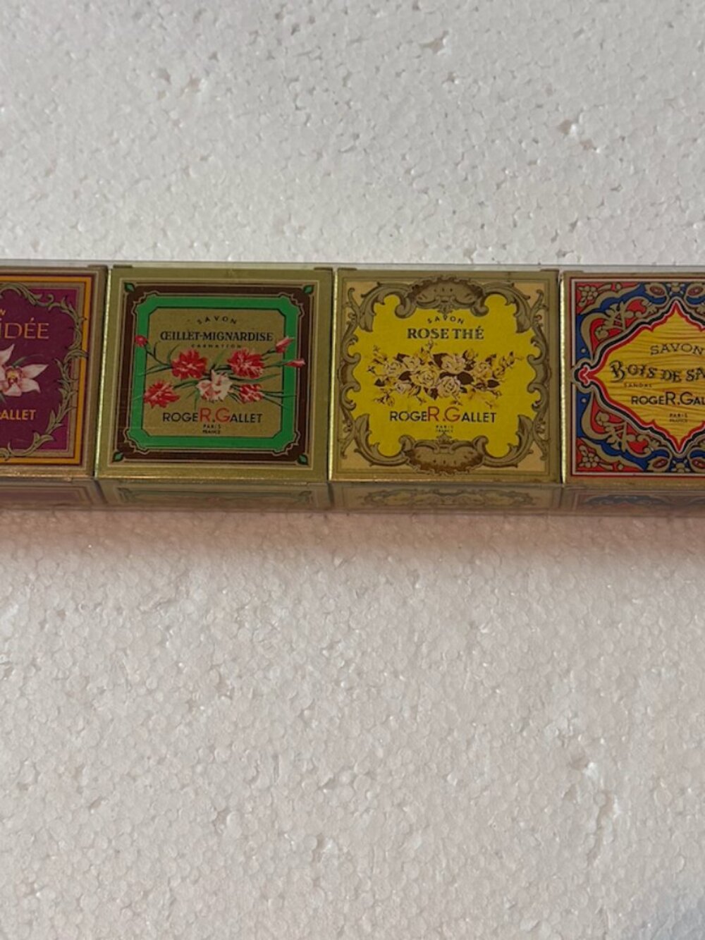 Roger & Gallet Guest Soap Set Of 6 Bars Travel Size Mixed Scents Vintage NEW